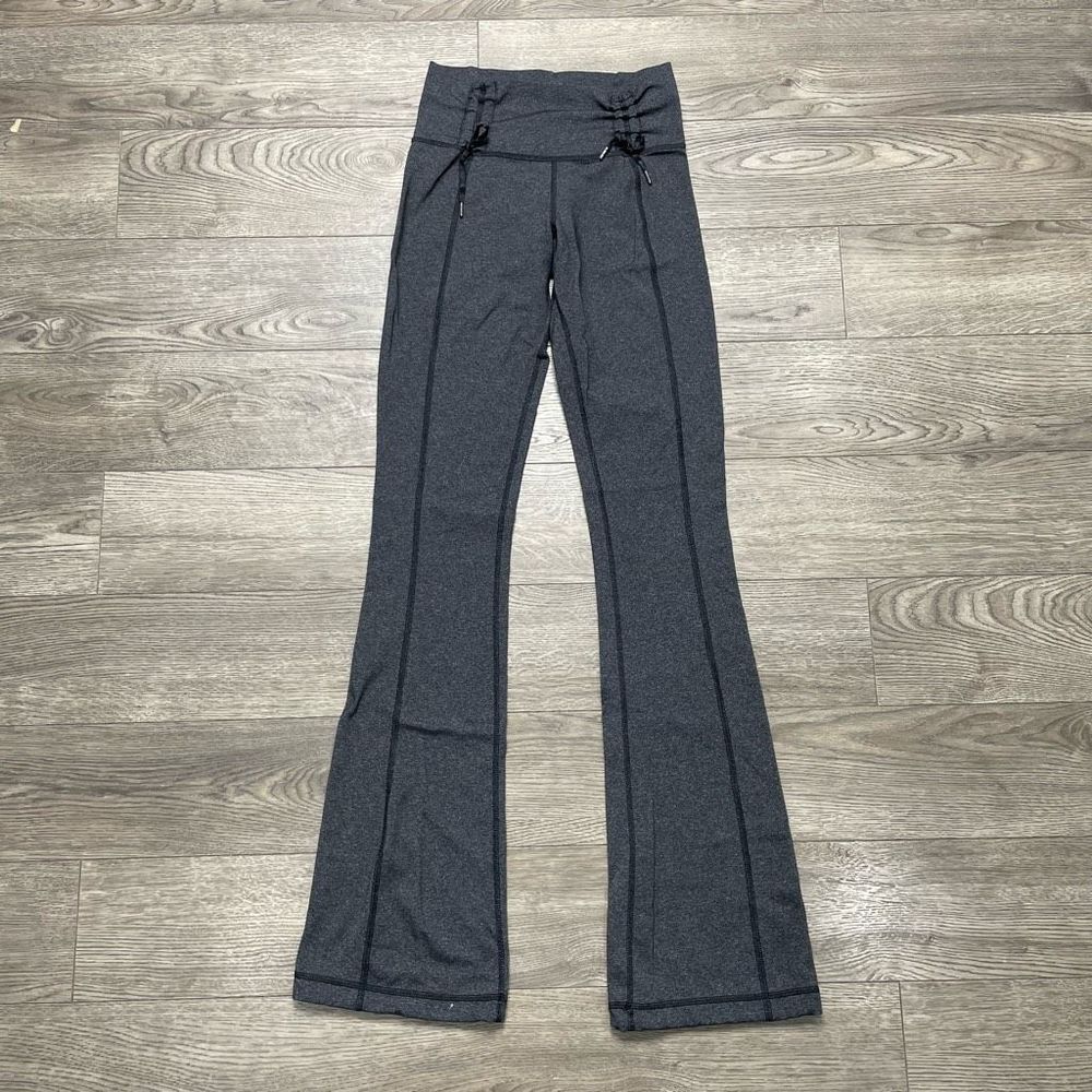 lululemon athletica Charcoal Gray Boot Cut Flare Pants